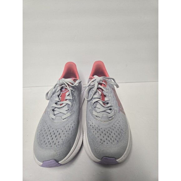 $140 Hoka Mach 6 Running Shoe (Women) Size 7.5 Gray Pink EUC - Picture 2 of 10